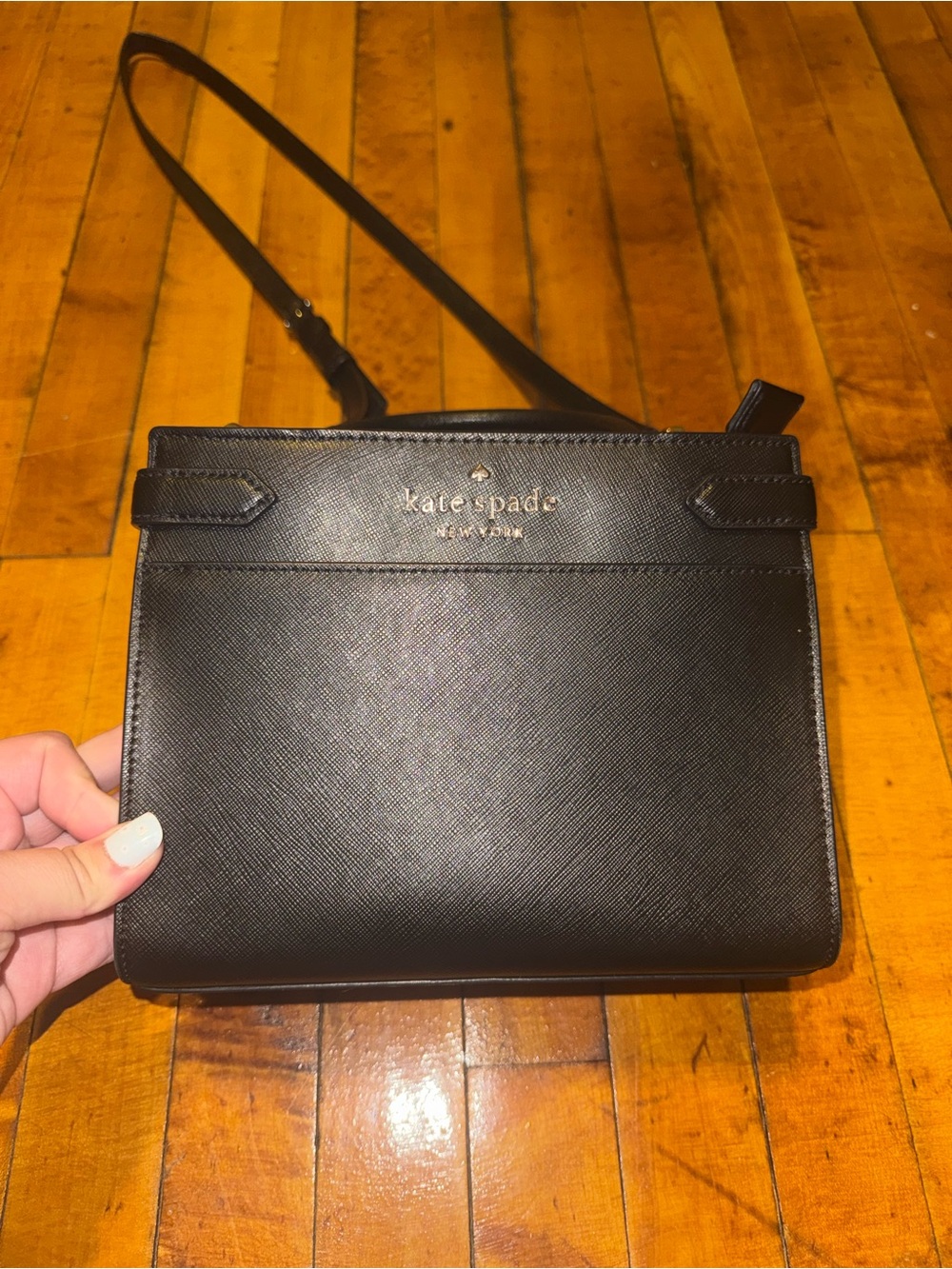 Kate Spade Small Black Staci Satchel